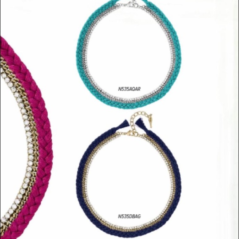 TWO Chloe and Isabel Braided twisted collars!!